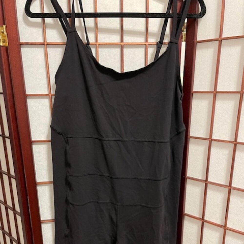 Universal Standard Black Unitard with Detailed Seaming - Size 14